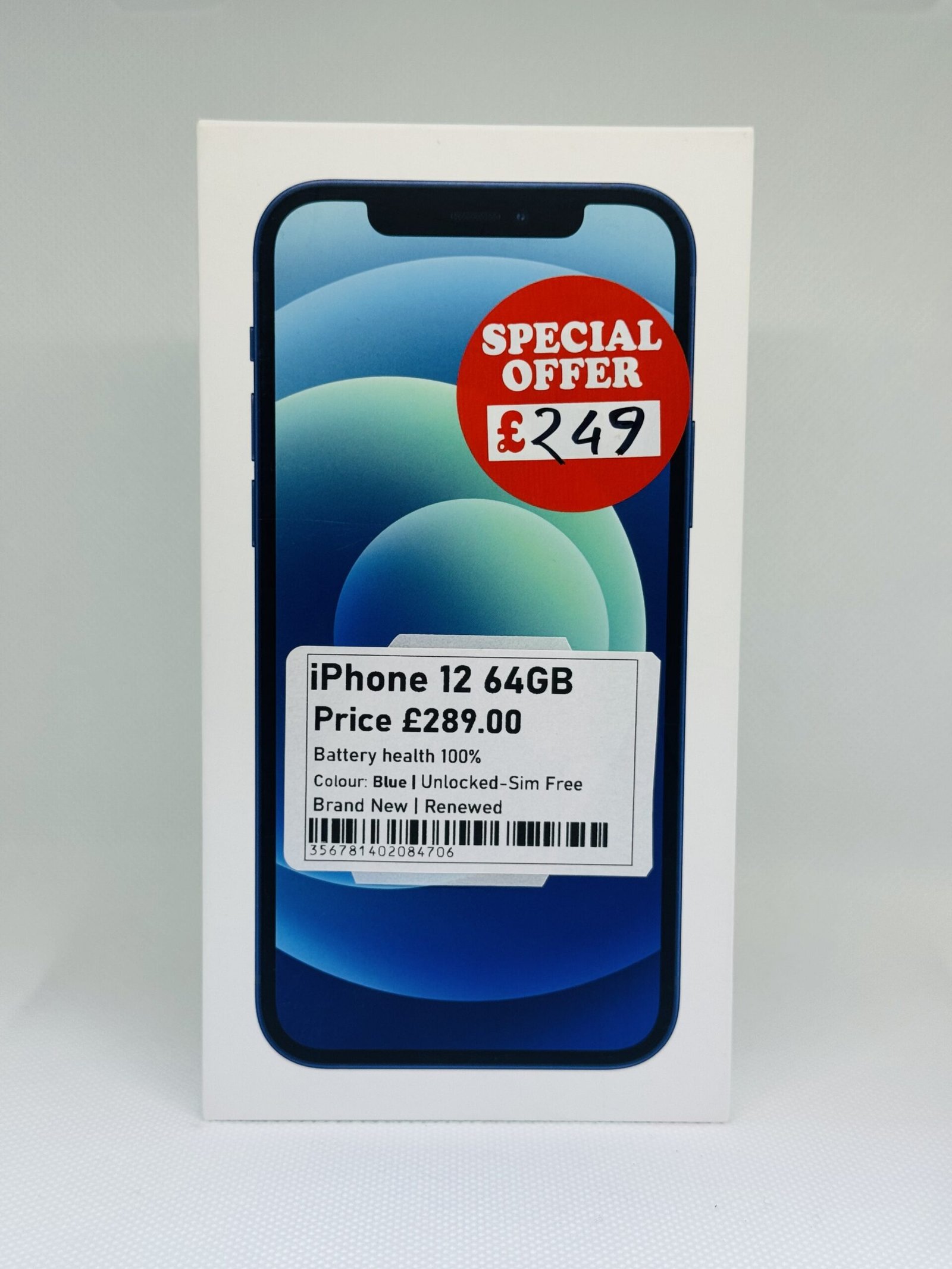 iPhone 12 64GB Blue, Brand New, Unlocked
