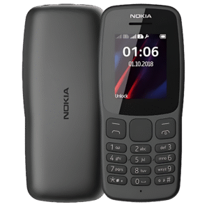 Nokia 106 4GB All Carriers Dual Sim Black,Unlocked
