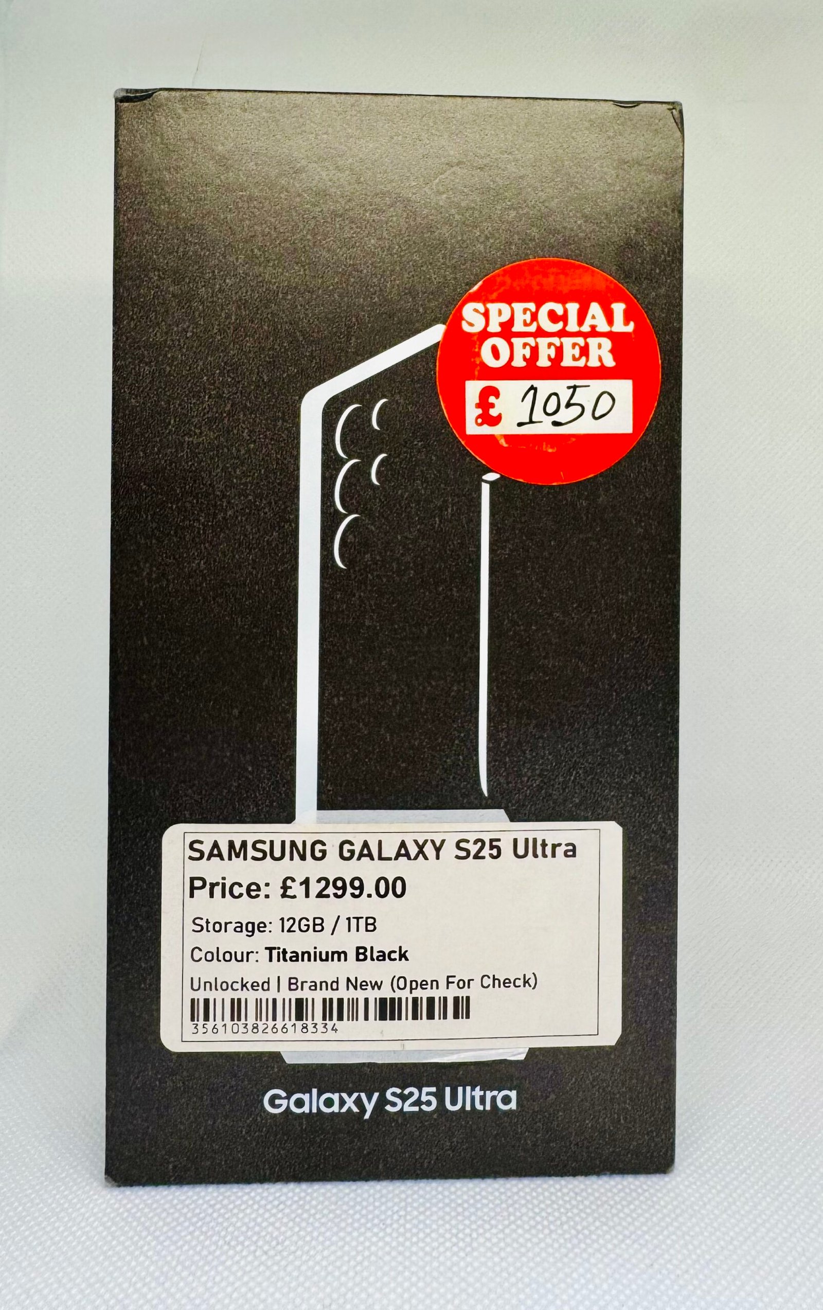 Samsung Galaxy S25 Ultra 1TB Titanium Black, Unlocked, Brand New